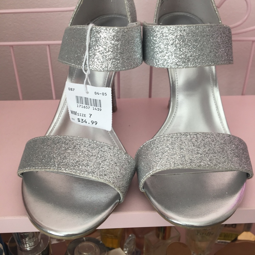 On Sale!!! Silver Heels